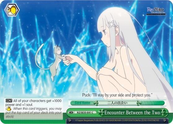 Encounter Between the Two RZ/SE35-E41 C Re:ZERO: The Frozen Bond Card