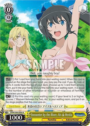 Encounter by the River Ais and Hestia DDM/S88-E004 R Is it Wrong to Try to Pick Up Girls in a Dungeon? Card