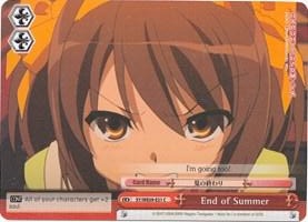 End of Summer Foil SY/WE09-E21 The Melancholy of Haruhi Suzumiya Extra Booster Card