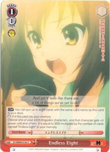 Endless Eight C SY/WE09-E19c The Melancholy of Haruhi Suzumiya Extra Booster Card