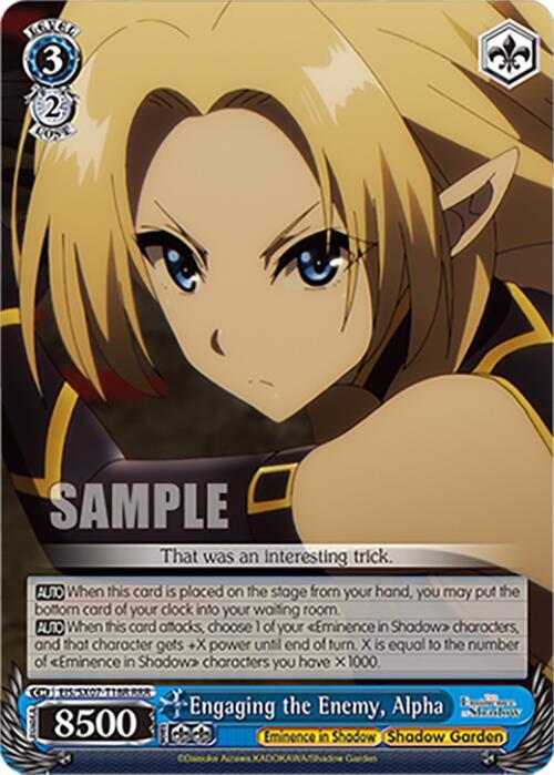 Engaging the Enemy Alpha RRR EIS/SX07-T18R The Eminence in Shadow Card