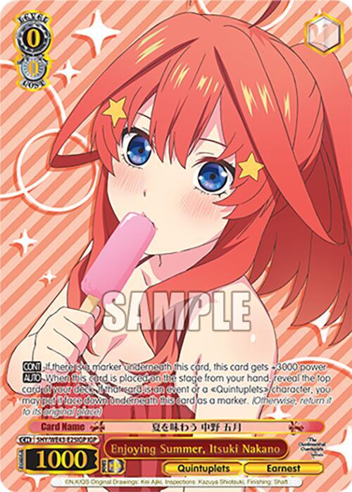 Enjoying Summer Itsuki Nakano IGP 5HY/WE43-E25IGP IGP The Quintessential Quintuplets Specials Premium Booster Card