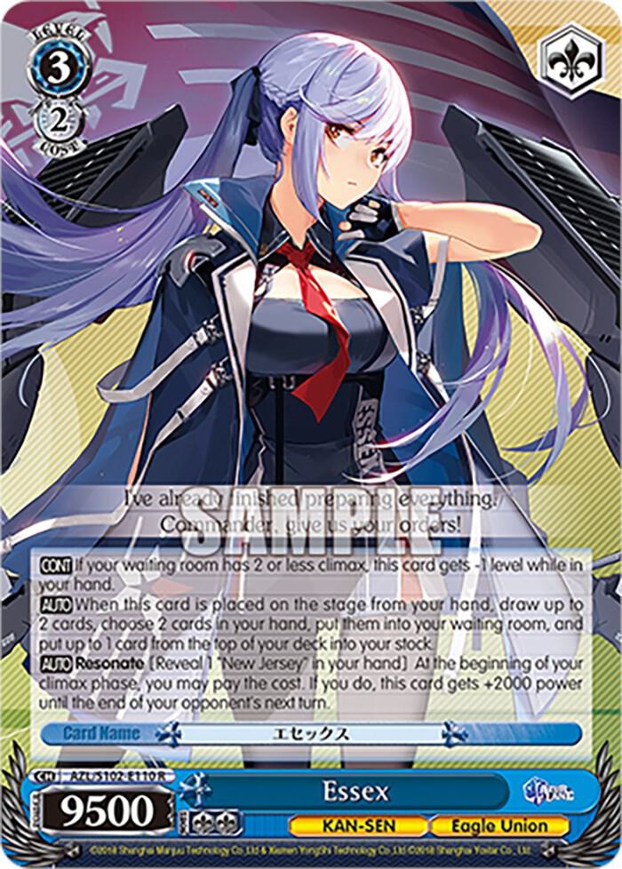 Essex AZL/S102-E110 R Azur Lane Card