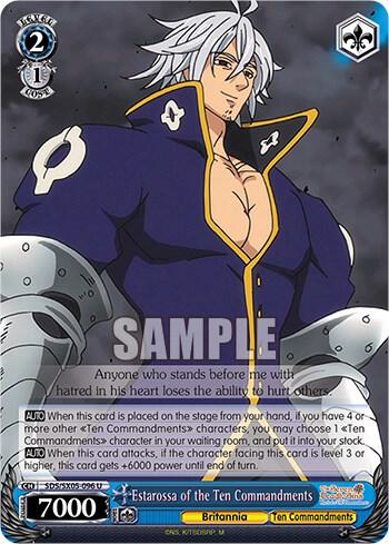 Estarossa of the Ten Commandments SDS/SX05-096 U The Seven Deadly Sins: Revival of The Commandments Card