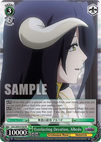 Everlasting Devotion Albedo OVL/S99-E106 PR Nazarick: Tomb of the Undead Vol.2 Card