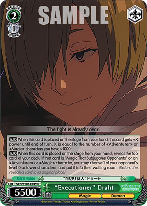 Executioner Draht SFN/S108-E039 C Frieren: Beyond Journey’s End Card