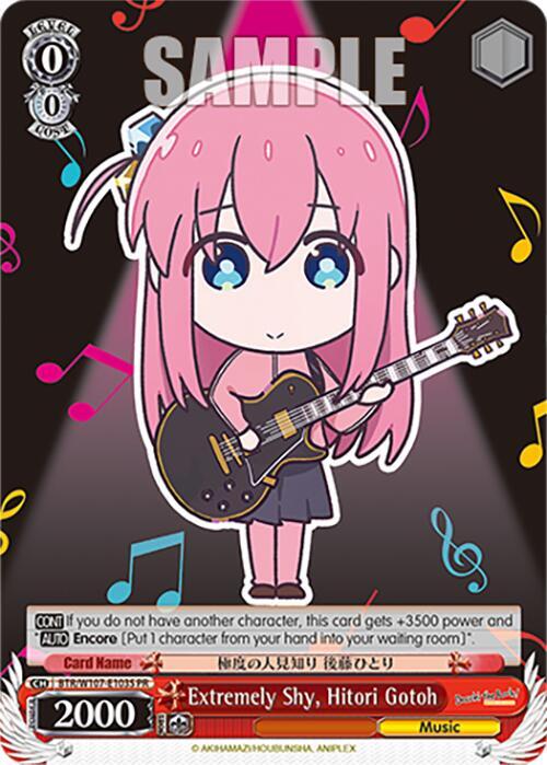 Extremely Shy Hitori Gotoh Foil BTR/W107-E103S PR BOCCHI THE ROCK! Card
