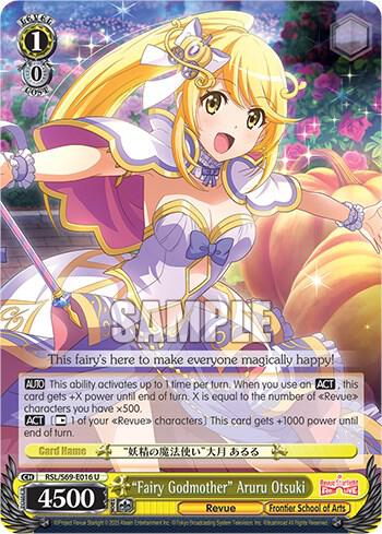 Fairy Godmother Aruru Otsuki RSL/S69-E016 U Revue Starlight -Re LIVE- Card