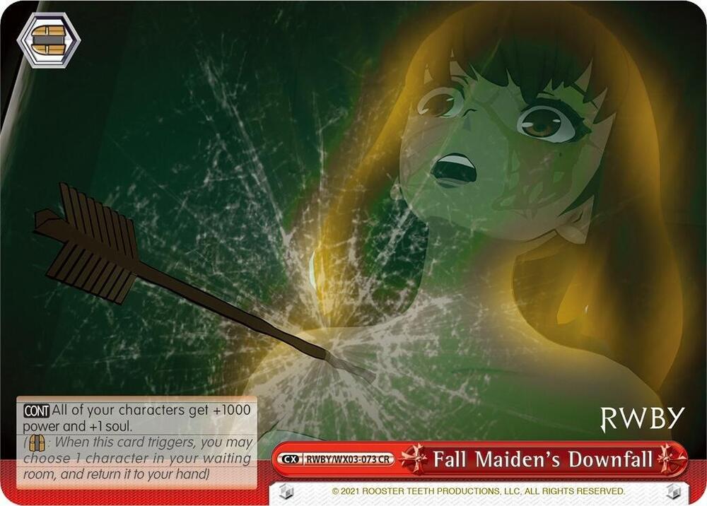 Fall Maidens Downfall RWBY/WX03-073 CR RWBY Card