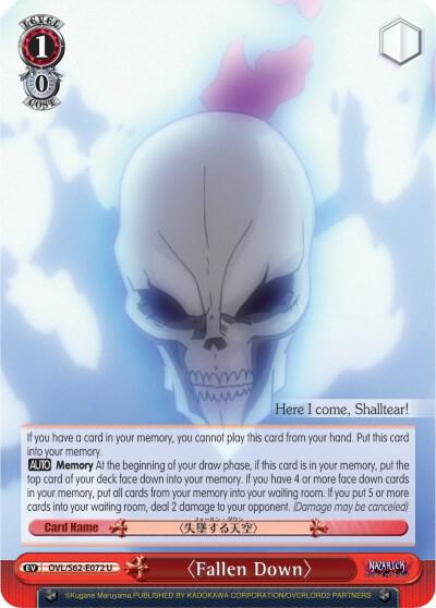 Fallen Down OVL/S62-E072 U Nazarick: Tomb of the Undead Card
