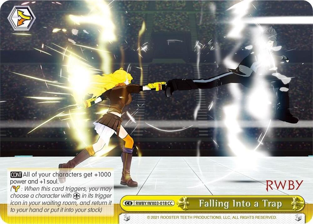 Falling Into a Trap RWBY/WX03-018 CC RWBY Card