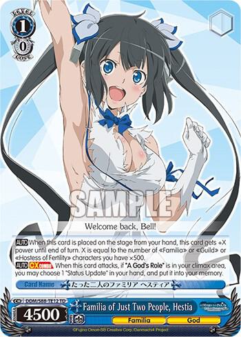 Familia of Just Two People Hestia DDM/S88-TE12 TD Is it Wrong to Try to Pick Up Girls in a Dungeon? Card