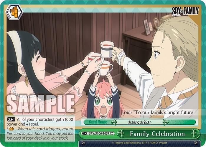 Family Celebration SPY/S106-E057 CC SPY x FAMILY Card