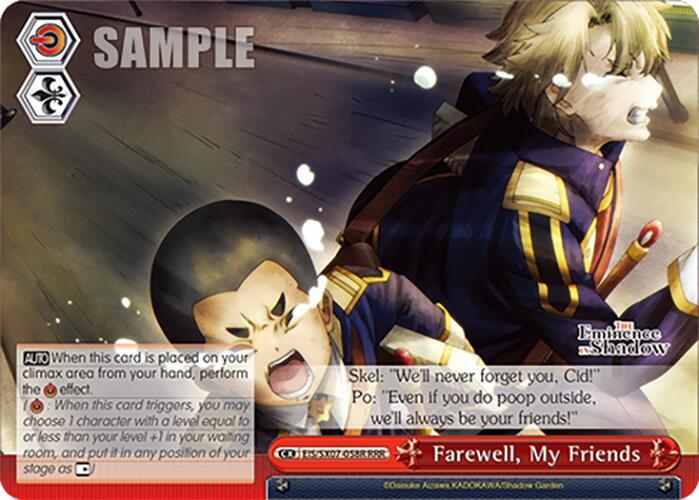 Farewell My Friends RRR EIS/SX07-058R The Eminence in Shadow Card