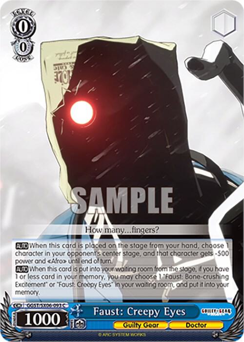 Faust Creepy Eyes GGST/SX06-093 C Guilty Gear -Strive- Card