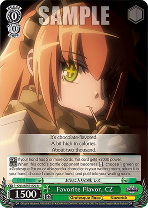 Favorite Flavor CZ OVL/SE51-E20 R Nazarick: Tomb of the Undead Vol.3 Extra Booster Card