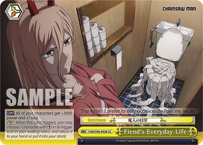 Fiends Everyday Life CSM/S96-E026 CC Chainsaw Man Card