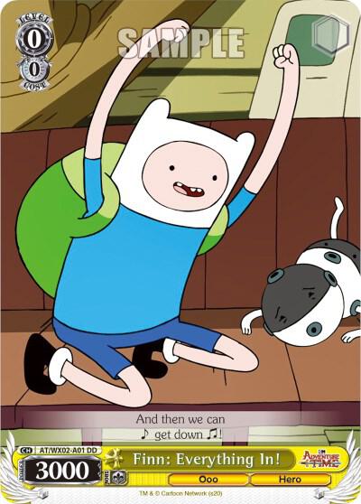 Finn Everything In AT/WX02-A01 Adventure Time Card