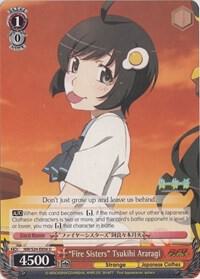 Fire Sisters Tsukihi Araragi NM/S24-E056 NISEMONOGATARI Card