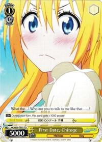 First Date Chitoge TD NK/W30-TE03 TD NISEKOI -False Love- Card