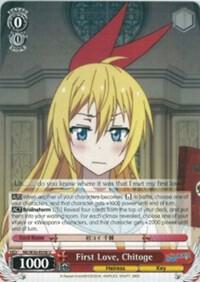 First Love Chitoge NK/W30-E058 U NISEKOI -False Love- Card