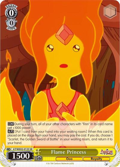 Flame Princess SR AT/WX02-012S SR Adventure Time Card