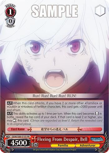 Fleeing From Despair Bell DDM/S88-E103 PR Is it Wrong to Try to Pick Up Girls in a Dungeon? Card
