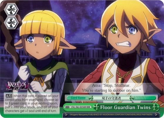 Floor Guardian Twins RRR OVL/S62-E050R RRR Nazarick: Tomb of the Undead Card