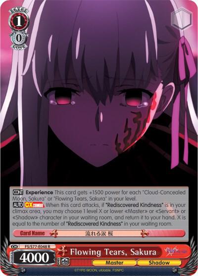 Flowing Tears Sakura FS/S77-E048 R Fate/stay night [Heaven’s Feel] Vol.2 Card