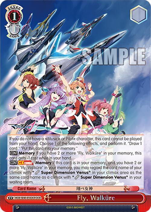Fly Walkure DCR MDE/SE45E55DCR DCR MACROSS Delta Premium Booster Card