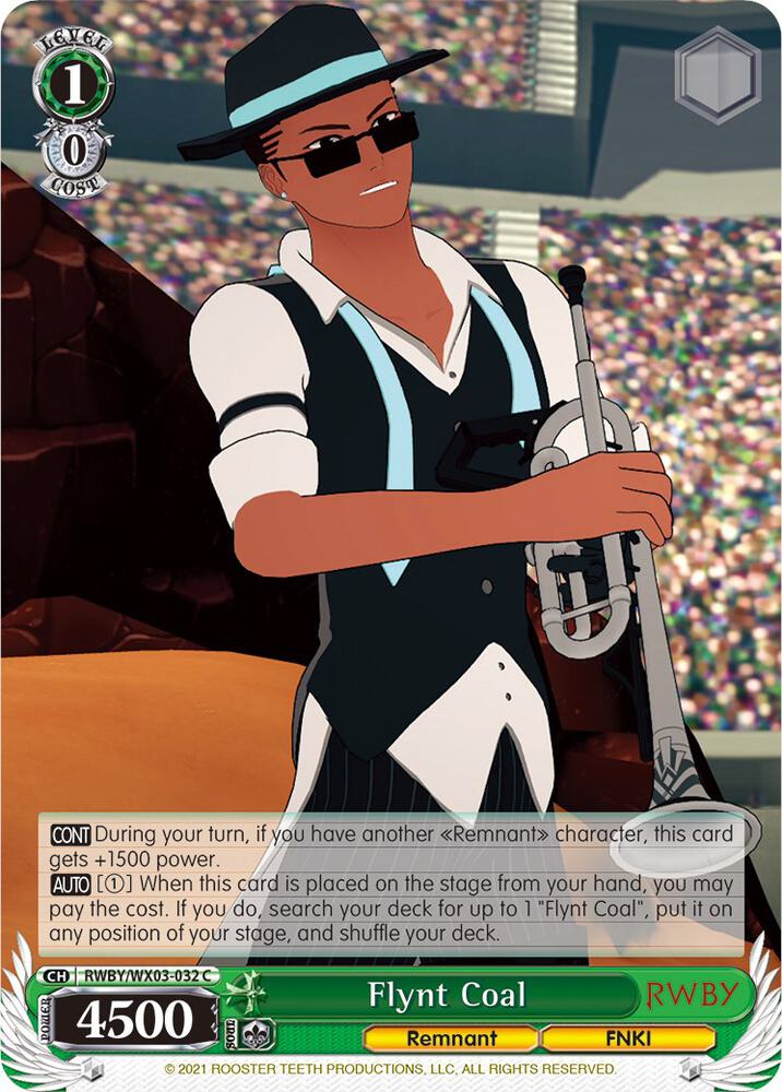 Flynt Coal RWBY/WX03-032 C RWBY Card