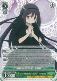 For Madokas Sake Homura MM/W35-E026 RR Puella Magi Madoka Magica the Movie -Rebellion- Card