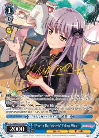 Four In The Cafeteria Yukina Minato A SPM BD/W54-E072SPMa SPM BanG Dream! Girls Band Party! Card