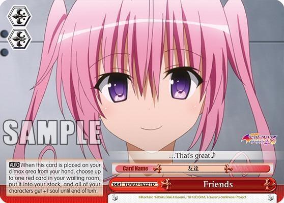 Friends TL/W37-TE22 TD To Loveru Darkness 2nd Card