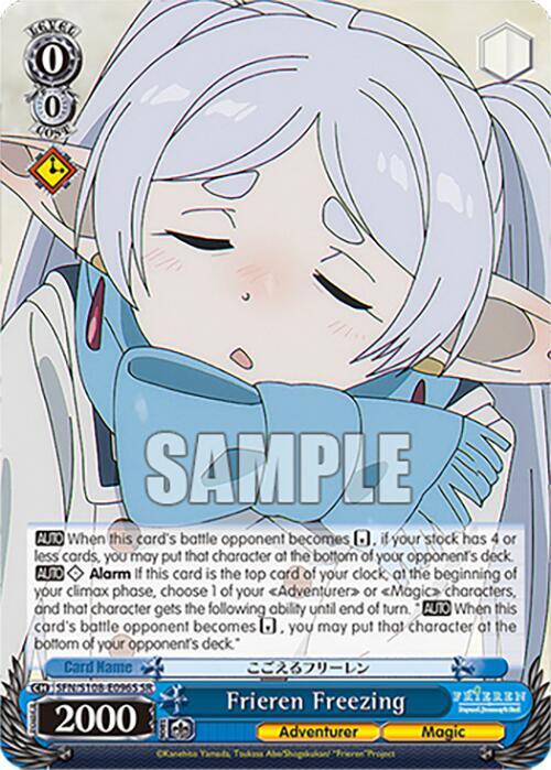 Frieren Freezing SR SFN/S108-E096S SR Frieren: Beyond Journey’s End Card