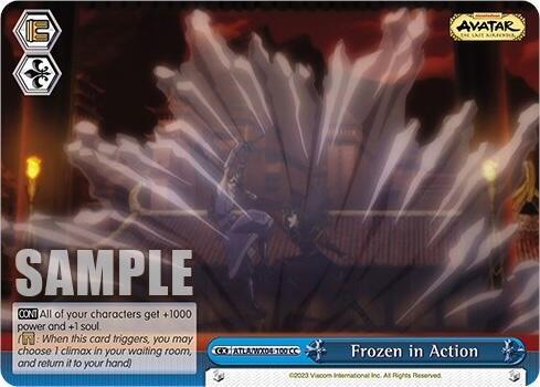 Frozen in Action ATLA/WX04-100 CC Avatar: The Last Airbender Card