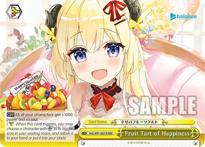Fruit Tart of Happiness RRR HOL/W91-E031R RRR hololive production Card