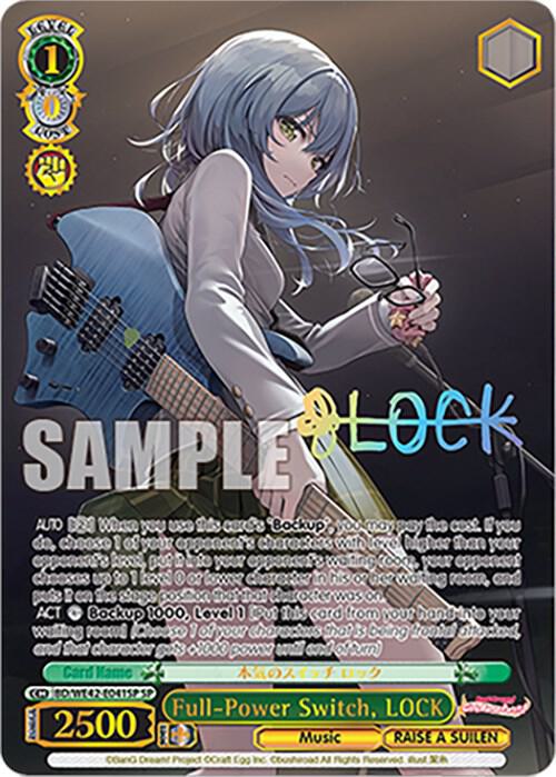Full Power Switch LOCK SP BD/WE42-E041SP SP BanG Dream! Girls Band Party! Countdown Collection Premium Booster Card