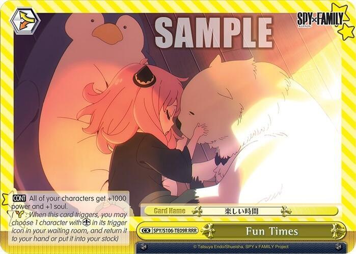 Fun Times RRR SPY/S106-TE09R RRR SPY x FAMILY Card