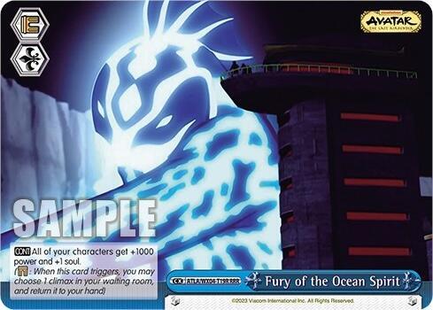 Fury of the Ocean Spirit RRR ATLA/WX04-T19R RRR Avatar: The Last Airbender Card