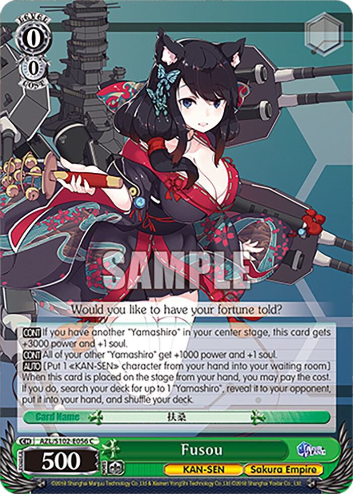 Fusou AZL/S102-E056 C Azur Lane Card