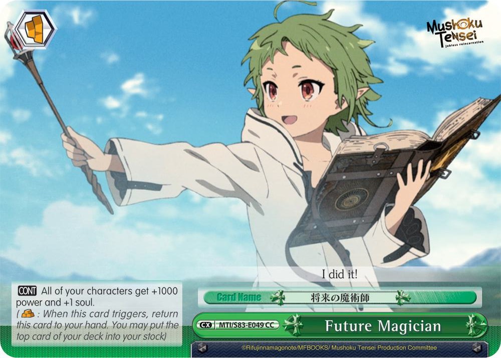 Future Magician MTI/S83-E049 CC Mushoku Tensei: Jobless Reincarnation Card