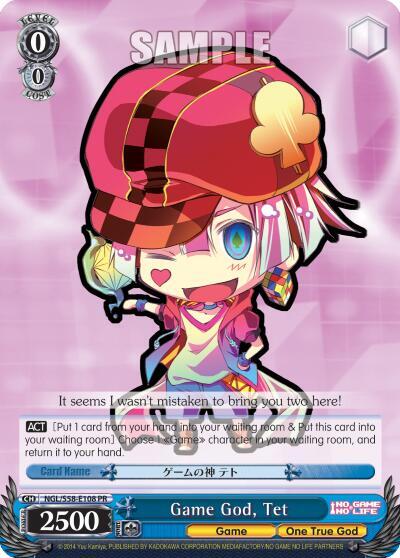 Game God Tet NGL/S58-E108 PR No Game No Life Card