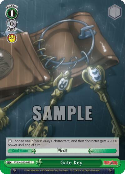 Gate Key FT/EN-S02-045 C Fairy Tail ver.E Card