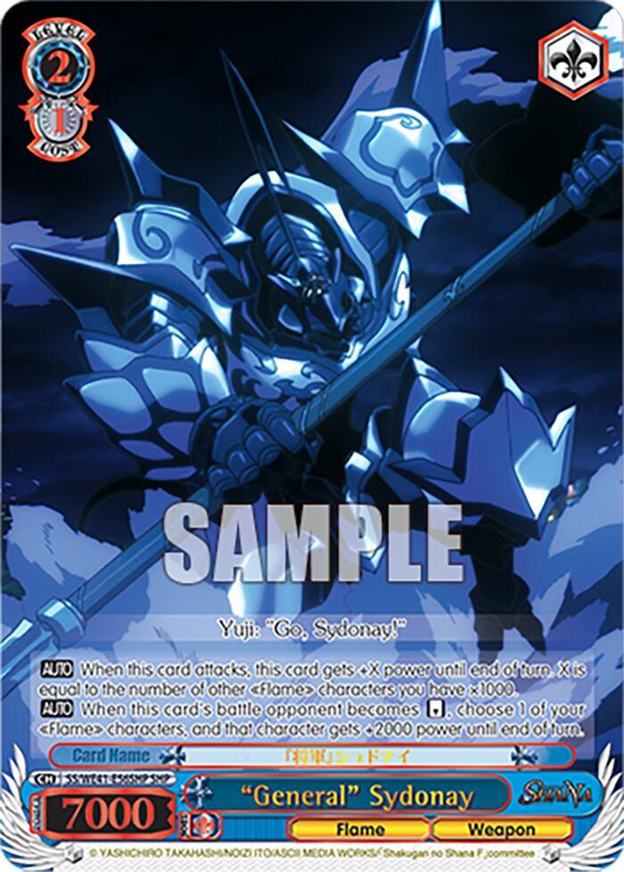 General Sydonay SHP SS/WE41-E56SHP SHP Shakugan no Shana Premium Booster Card