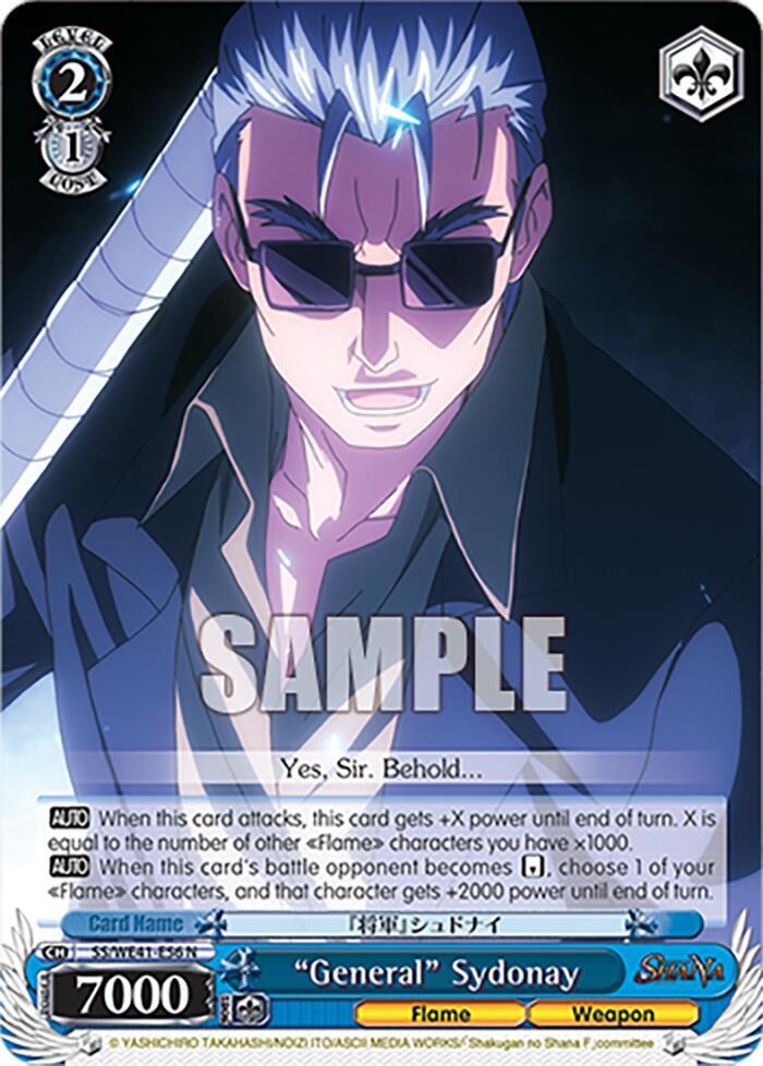 General Sydonay SS/WE41-E56 N Shakugan no Shana Premium Booster Card