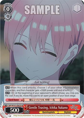 Gentle Teasing Ichika Nakano SR 5HY/W101-E067S SR The Quintessential Quintuplets Movie Card