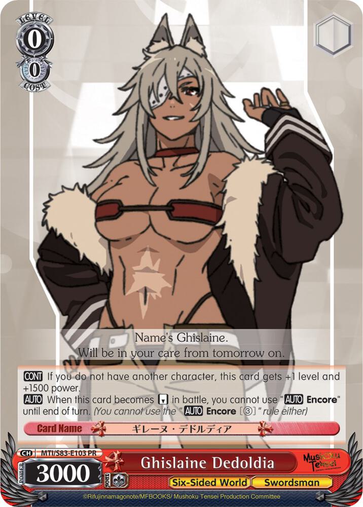 Ghislaine Dedoldia MTI/S83-E103 PR Mushoku Tensei: Jobless Reincarnation Card