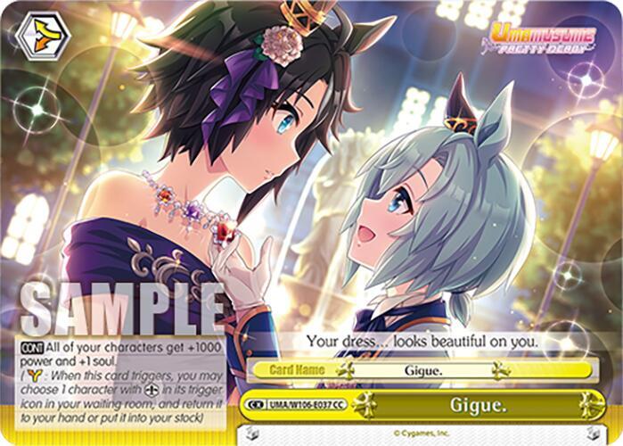 Gigue CC UMA/W106-E037 Umamusume: Pretty Derby Card