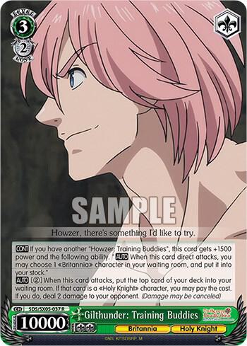 Gilthunder Training Buddies SDS/SX05-037 R The Seven Deadly Sins: Revival of The Commandments Card